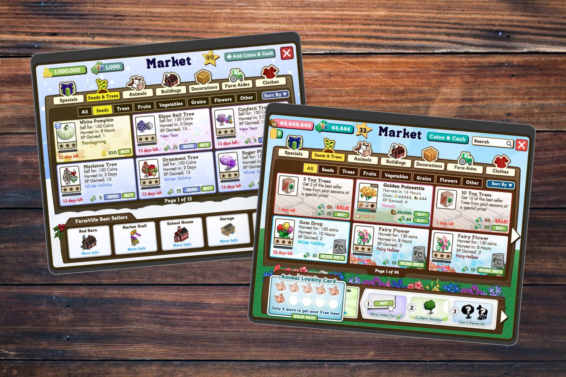 FarmVille Market Redesign