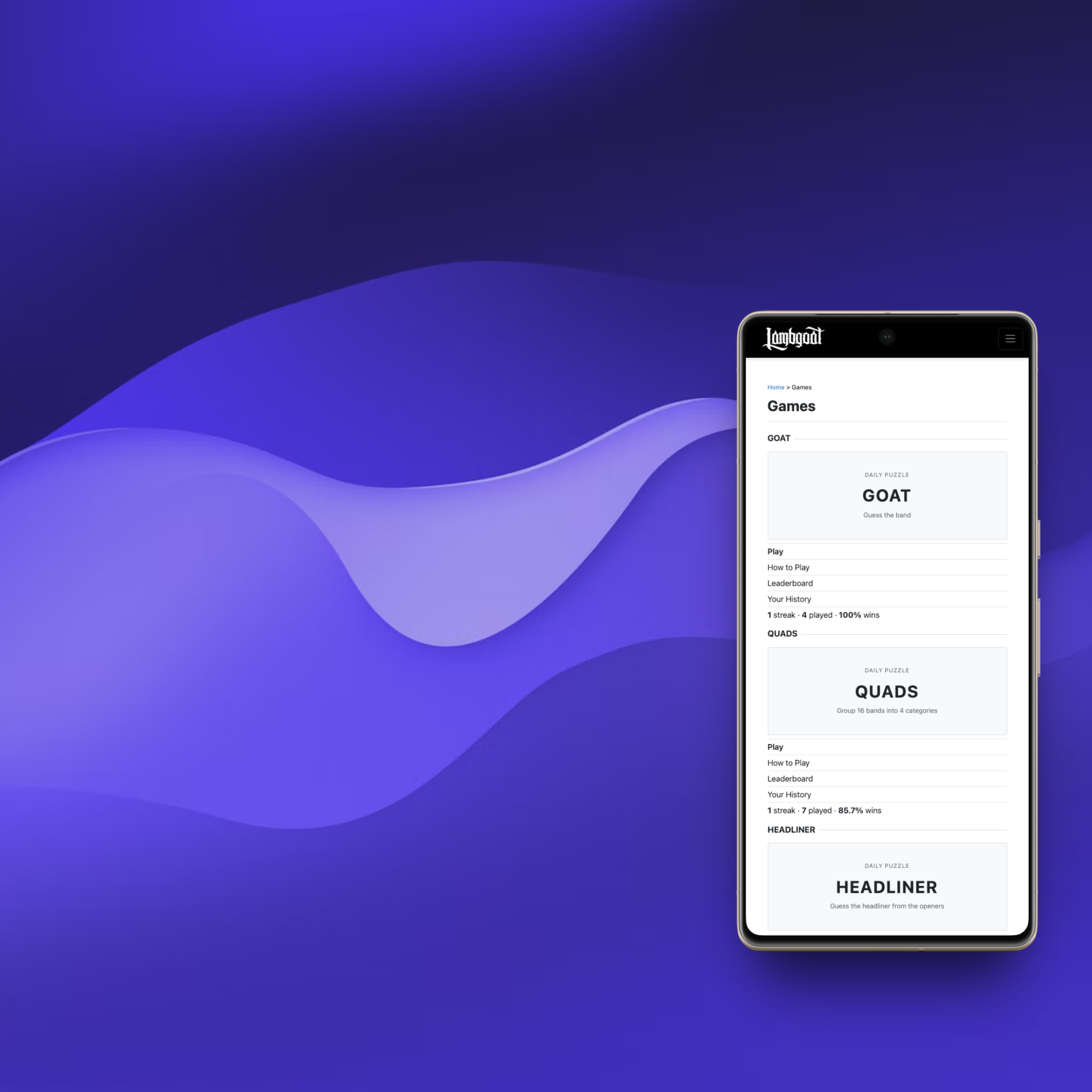 Five Games. One Week.